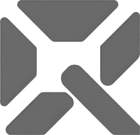 Минималистичный абстрактный логотип компании Запчасть Peugeot в серых тонах на белом фоне